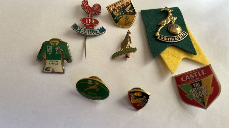8 Rugby Pins, details below