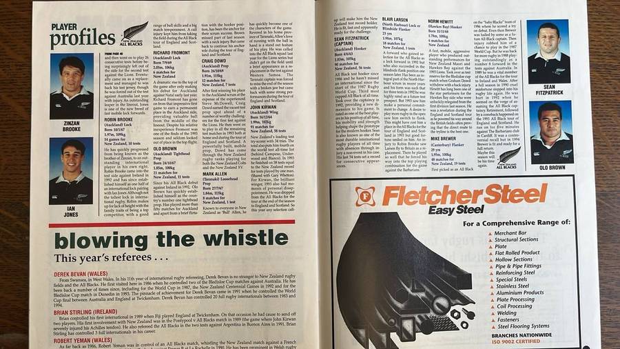 1994 France vs South Africa in New Zealand, details below