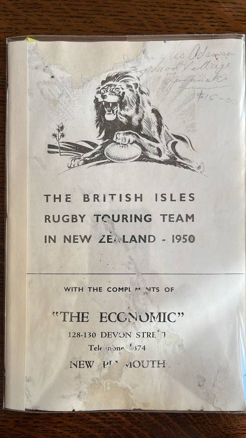 1950 The British Isles Rugby Touring Team in New Zealand, Signed, details below