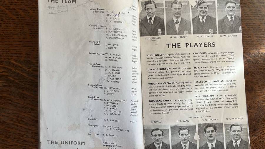 1950 The British Isles Rugby Touring Team in New Zealand, Signed, details below
