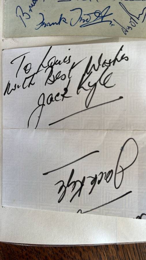 1950 The British Isles Rugby Touring Team in New Zealand, Signed, details below