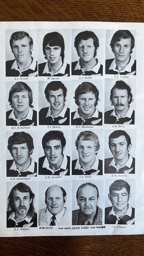 1972 The All Blacks vs Cardiff Programme, details below