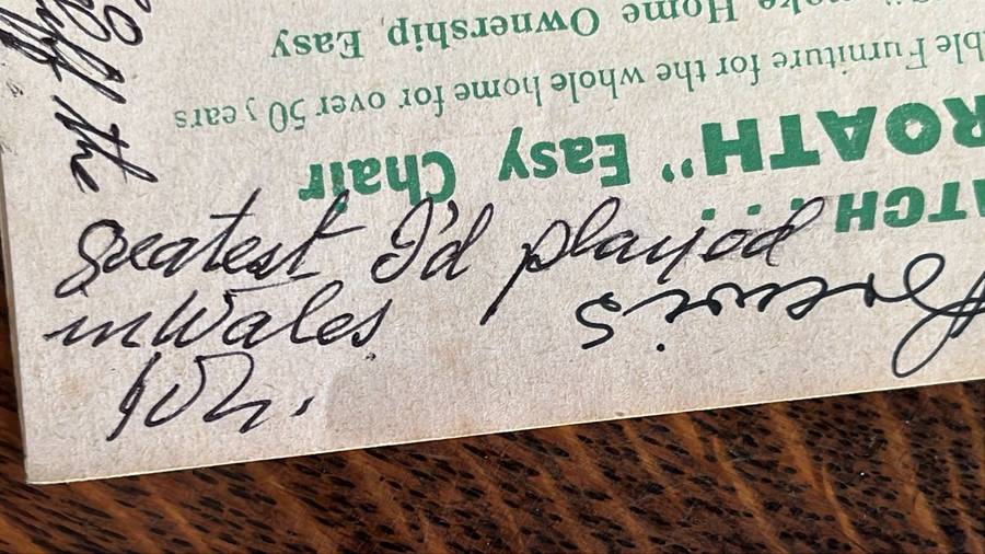 1951 South Africa vs Wales Signed & Inscribed Programme, details below