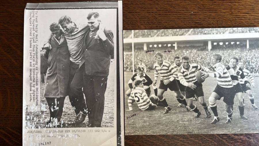 Doug Hopwood in Action and Injured Original Photos, details below