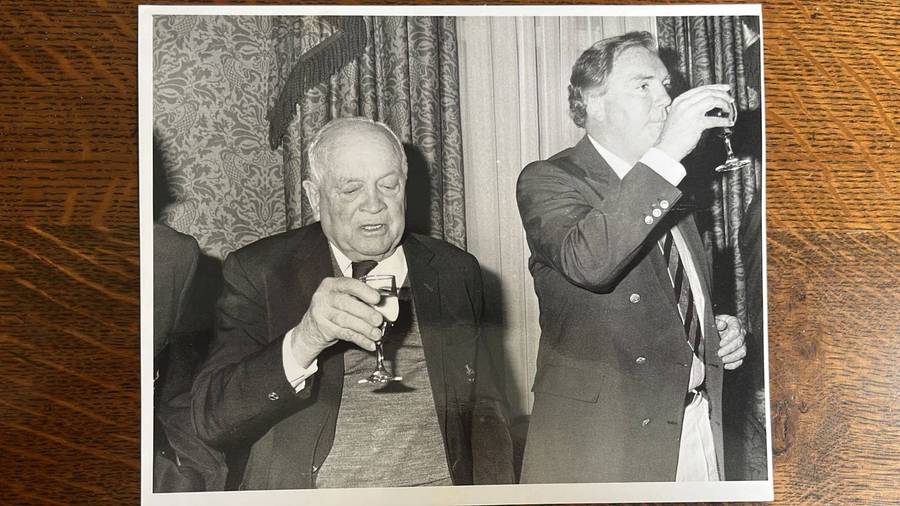 From Cravens Private Collection - 1990 Original Photo of O'Reilly and Craven, details below