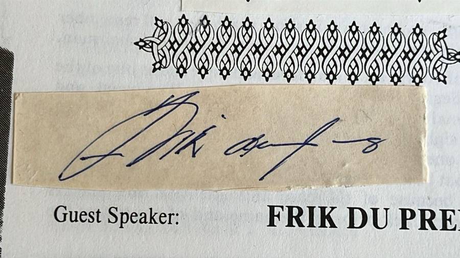 Dr Jack Sweidan Tribute, Signed, details below