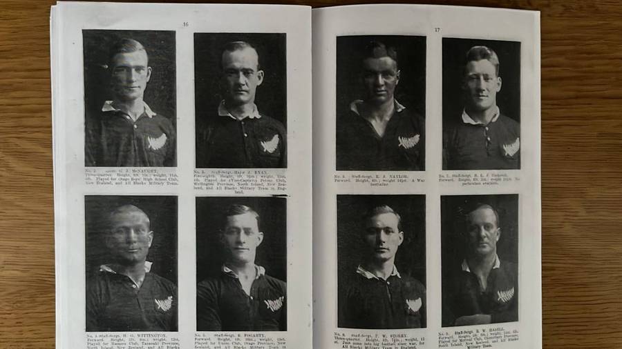 Extremely Rare - 1919 All Blacks Tour to South Africa Brochure, details below