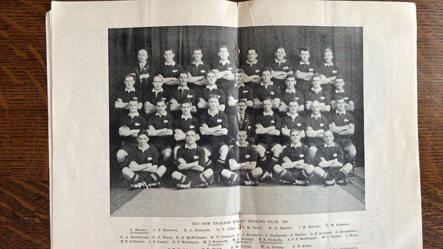 A Rare Item - 1928 The All Blacks South African Tour Hand Book, details below
