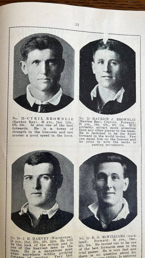 A Rare Item - 1928 The All Blacks South African Tour Hand Book, details below