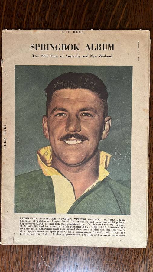 1956 Springbok Tour to Australia & New Zealand "Pack" - details below