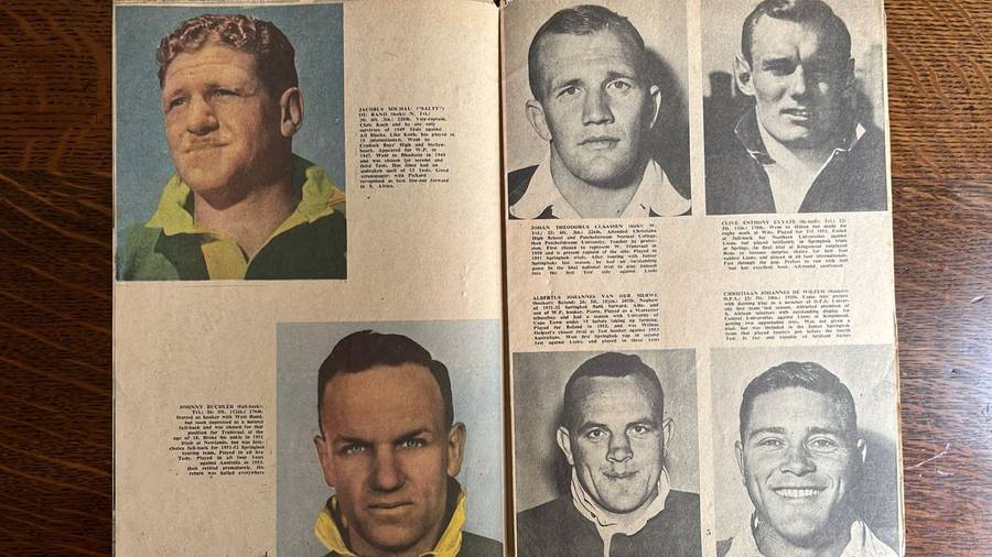 1956 Springbok Tour to Australia & New Zealand "Pack" - details below
