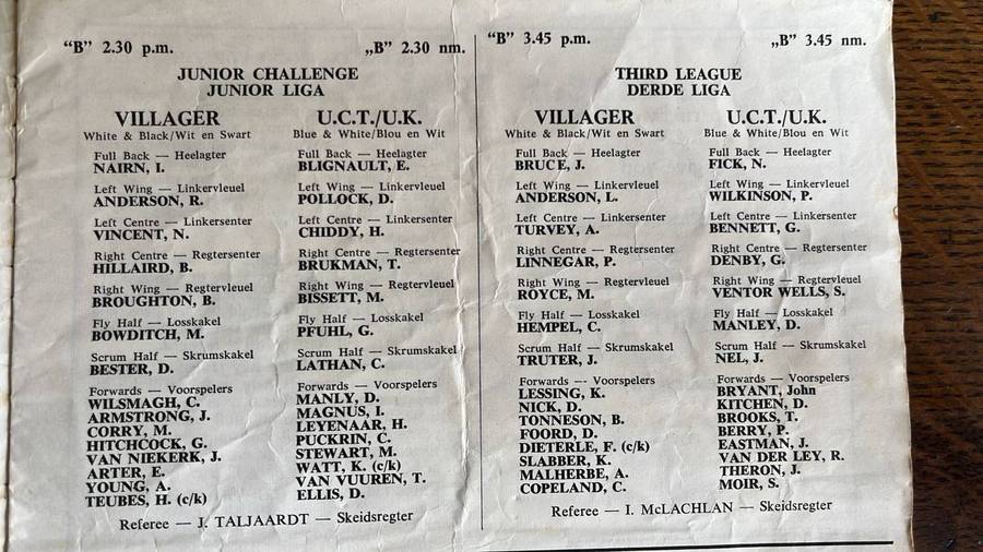 1969 Grand Challenge at Newlands Signed Programme, details below