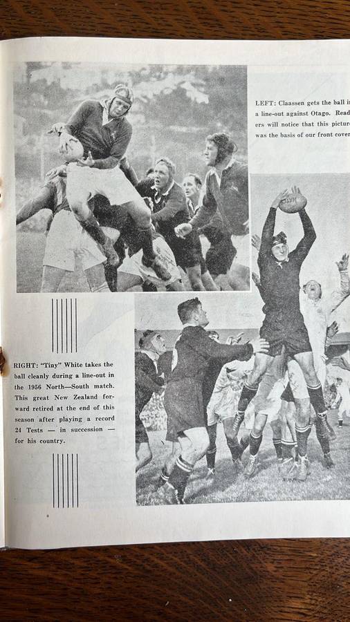 1956 Springboks in New Zealand, details below