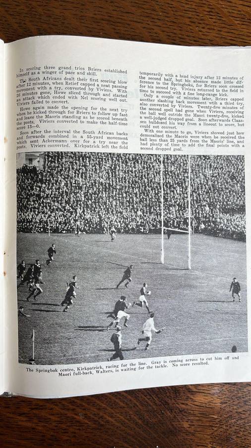 1956 Springboks in New Zealand, details below