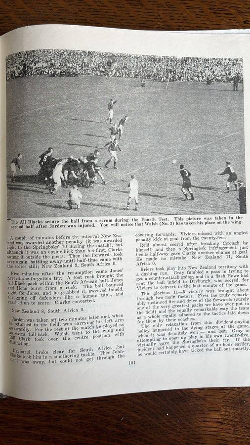 1956 Springboks in New Zealand, details below