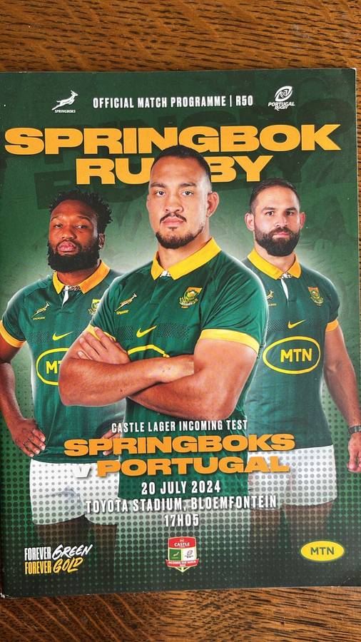2024 Springbok Rugby Programmes x 3, details below
