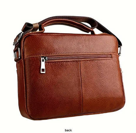 Cow-Hide Leather Crossbody Bag