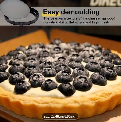 Tart Pan with Removable Bottom - 22cm