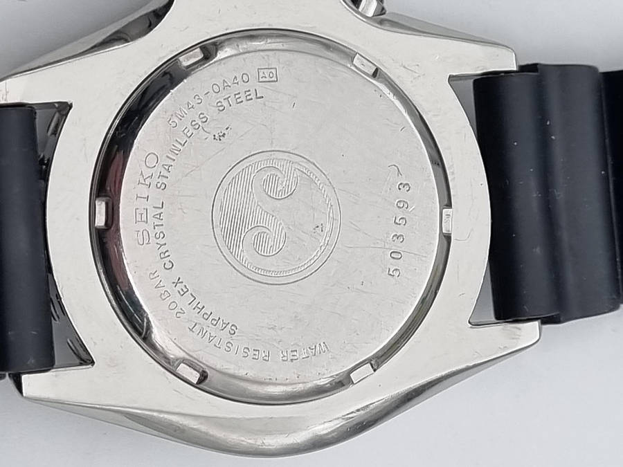 ## Seiko Kinetic Divers watch - adjustable Large wrist fit - Good condition ##