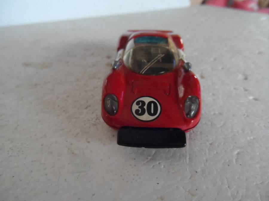 CORGI TOYS #344 Ferrari 206 Dino Sport Red Spot Wheel - Original Vintage [D24]