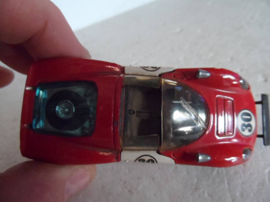 CORGI TOYS #344 Ferrari 206 Dino Sport Red Spot Wheel - Original Vintage [D24]