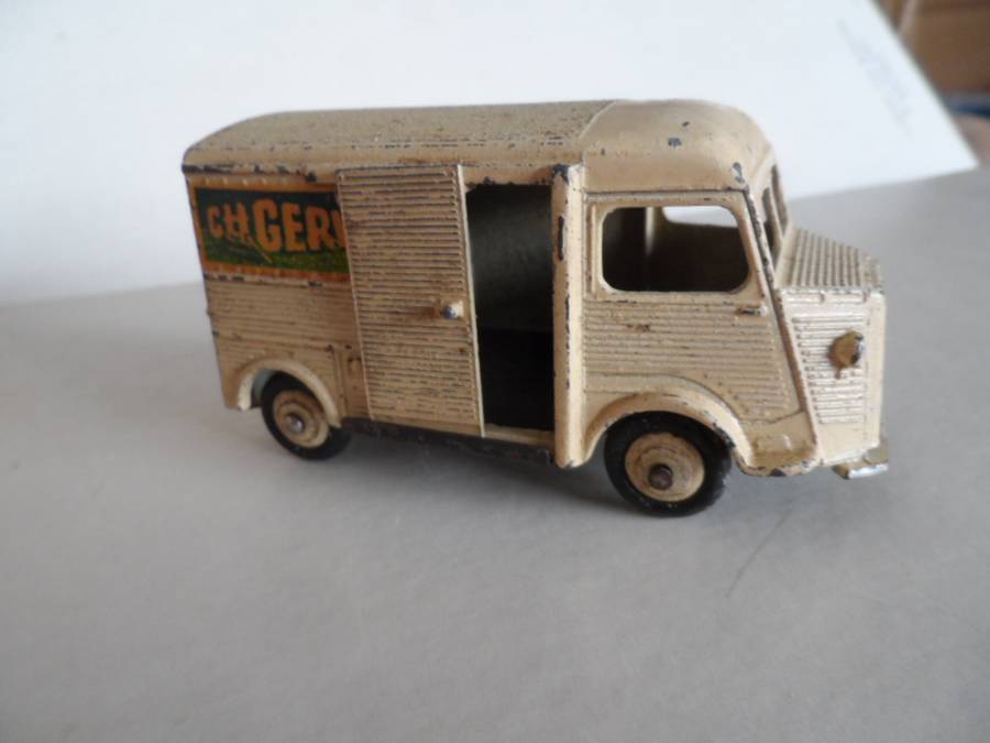 vintage French Made Dinky Toys #25c Citroen 1200K Van Gervais [d24]