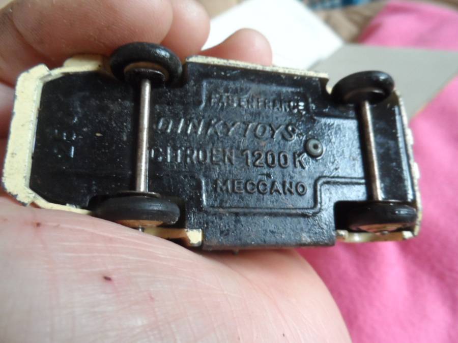 vintage French Made Dinky Toys #25c Citroen 1200K Van Gervais [d24]