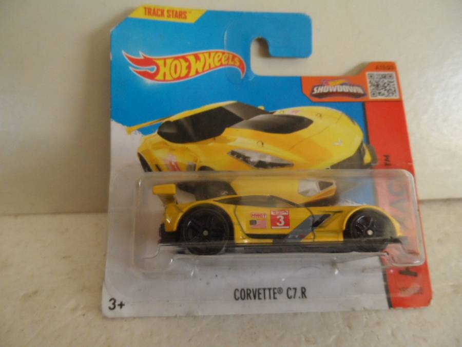 HOT WHEELS CORVETTE C7.R HW RACE #155/250 - sealrd short card- [m52]]