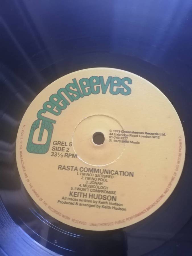Keith Hudson - Rasta Communication LPLP