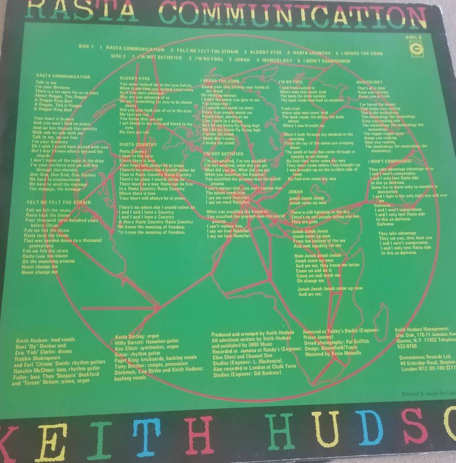 Keith Hudson - Rasta Communication LPLP