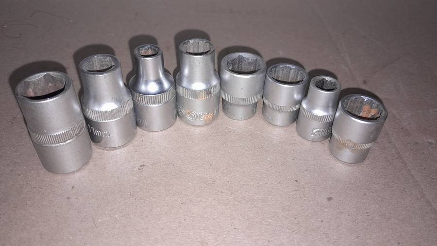 9 Sockets - various -  see pics +1