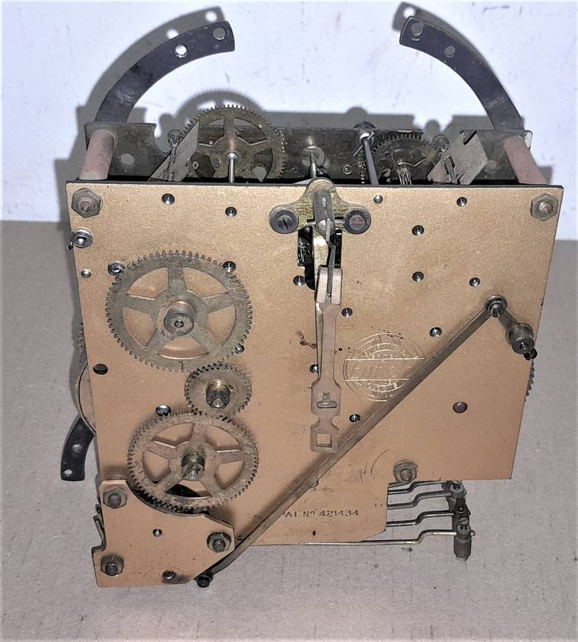 Enfield Westminister chime movement Pat No 421434 - Complete for restoration  - see pics
