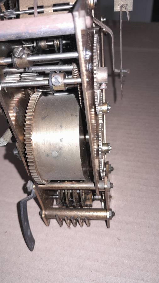 Enfield Westminister chime movement Pat No 421434 - Complete for restoration  - see pics