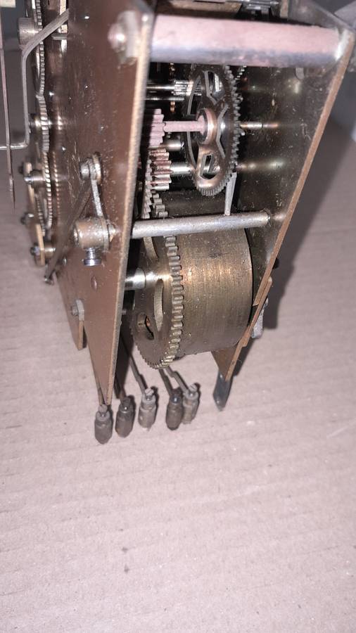 Enfield Westminister chime movement Pat No 421434 - Complete for restoration  - see pics