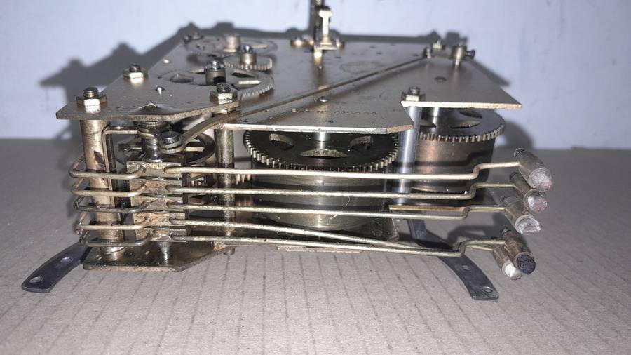 Enfield Westminister chime movement Pat No 421434 - Complete for restoration  - see pics