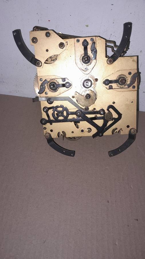 Enfield Westminister chime movement Pat No 421434 - Complete for restoration  - see pics