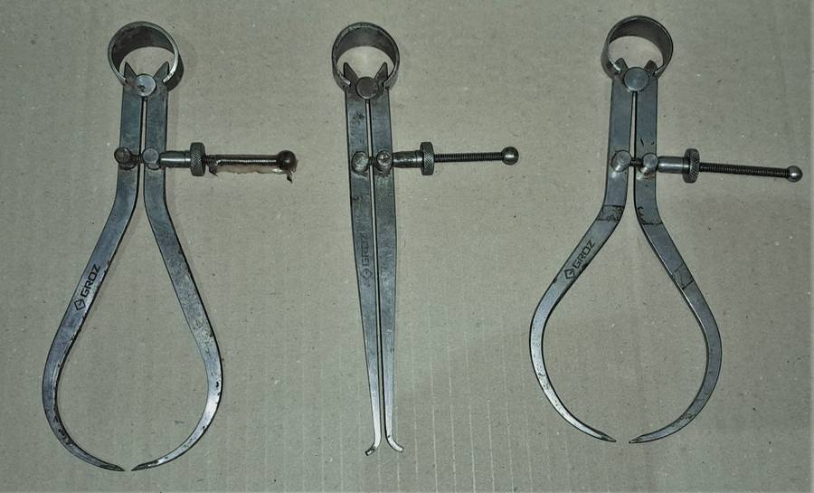 3 German GROZ Calipers - As per pictures