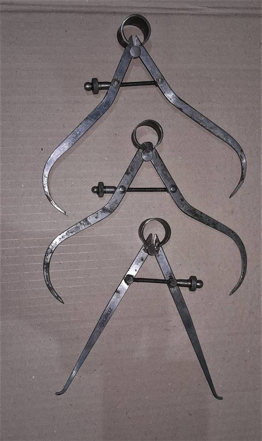 3 German GROZ Calipers - As per pictures