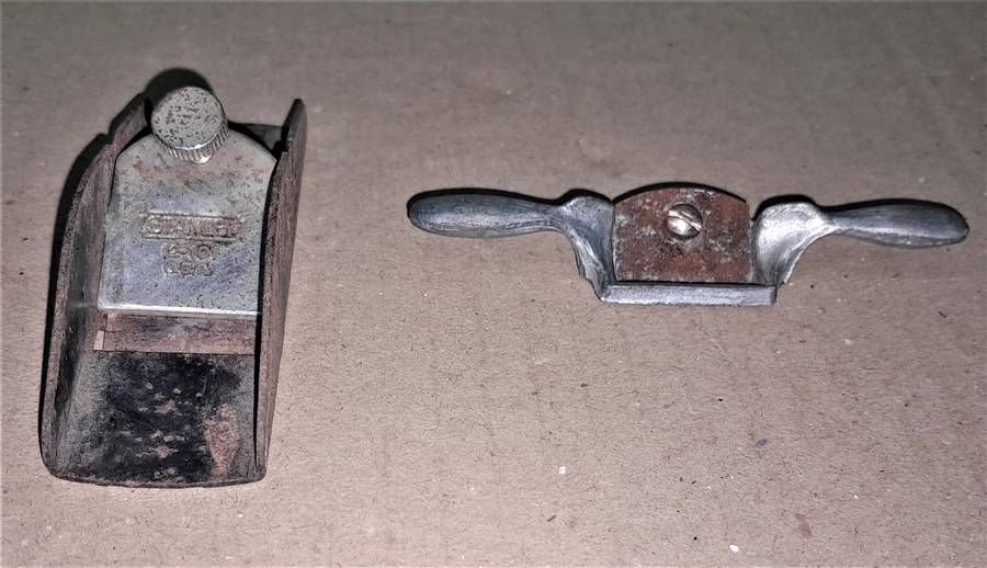 Miniature Stanley No12-101 Plane & Miniature SpokeShave