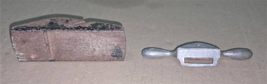 Miniature Stanley No12-101 Plane & Miniature SpokeShave
