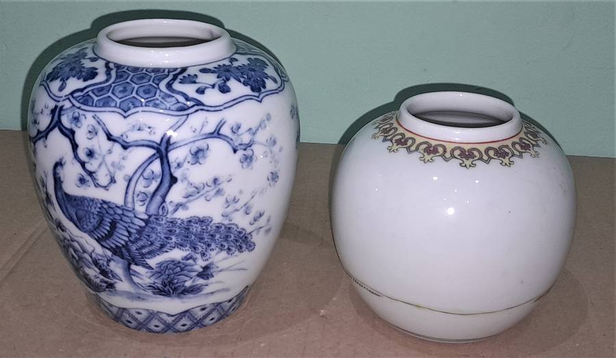 2 Vintage Ginger Jars  - As per pictures