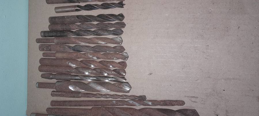 30 Vintage Drill Bits - Various - refer to pic. - R1 per bit start, 50c increment