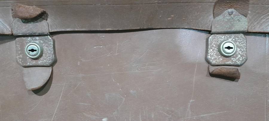 Vintage Sapro Leather School Case