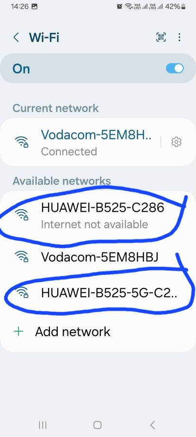 Huawei Router Model B525  C526  - As per pictures