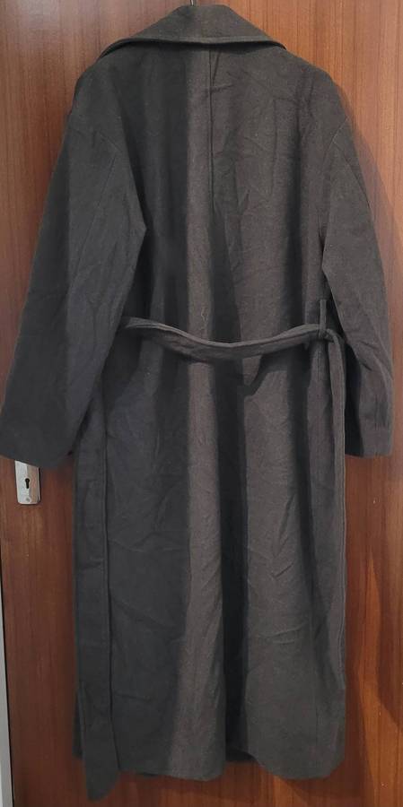 Monki long coat (brown/grey)