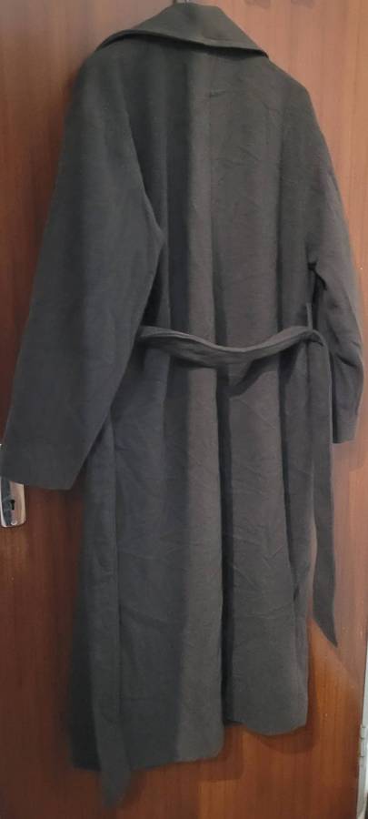 Monki long coat (brown/grey)