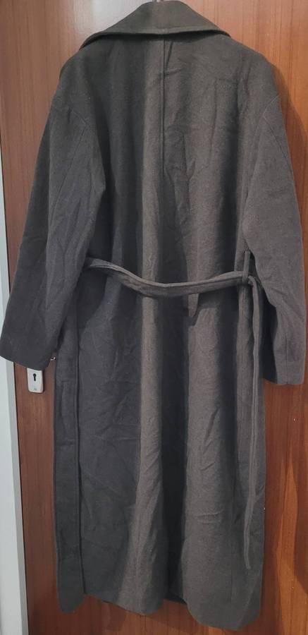 Monki long coat (brown/grey)