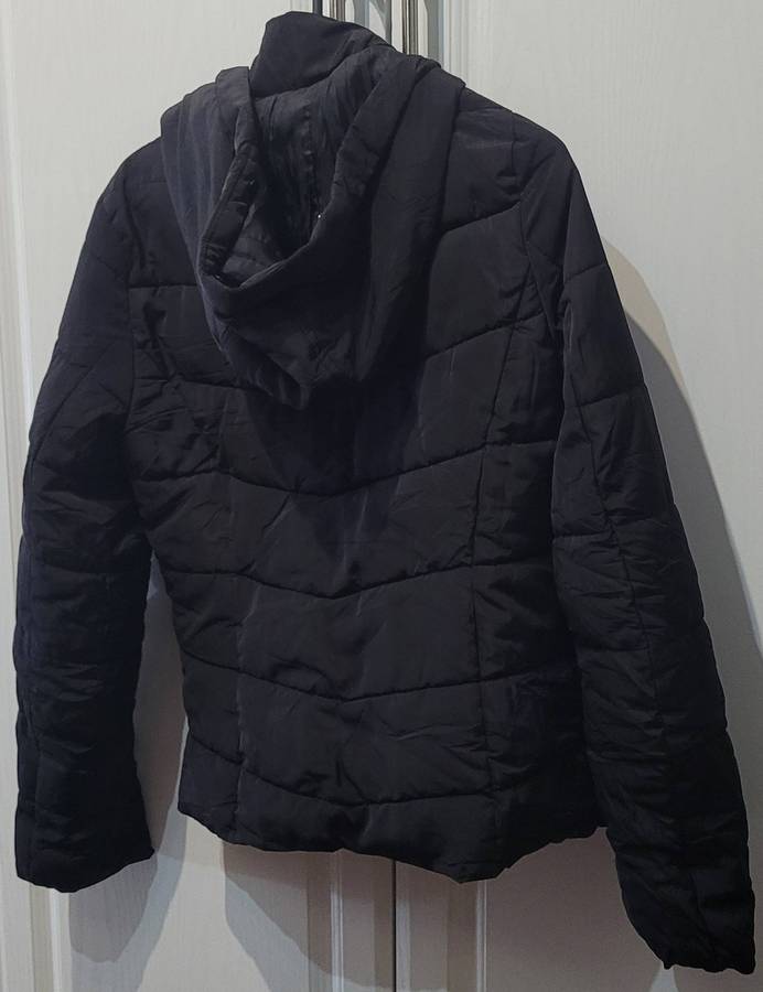 Black puffer jacket