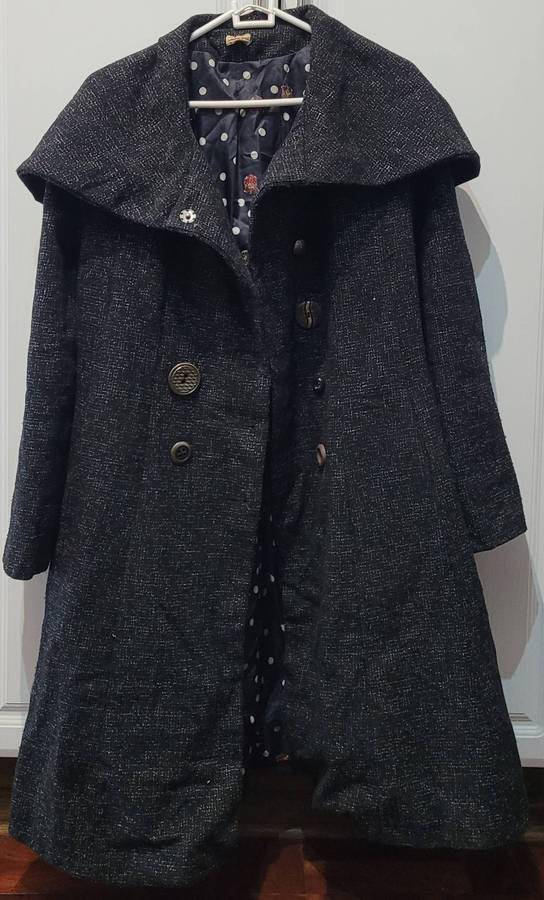 Ladies black/grey coat
