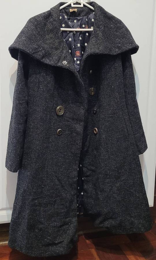 Ladies black/grey coat